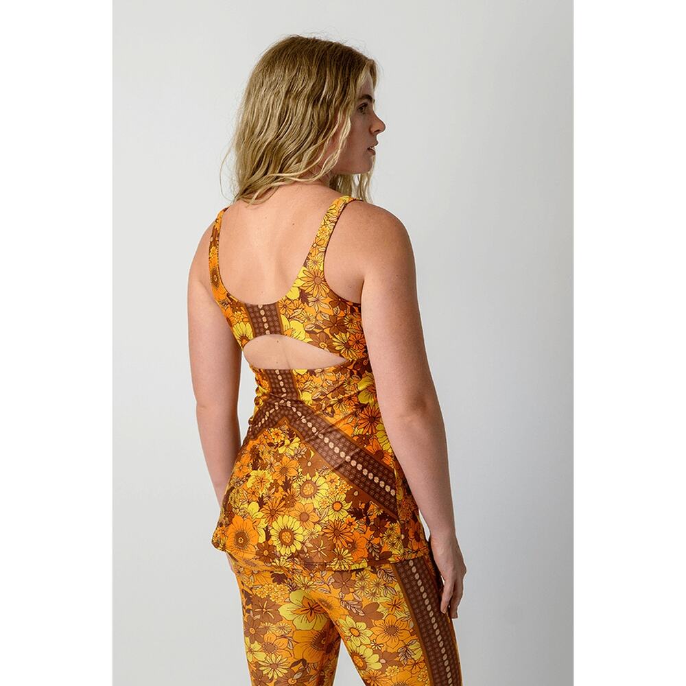 Yoga Democracy, Limitless Tank, Flower Power, NWT, XS and S - Picture 3 of 4